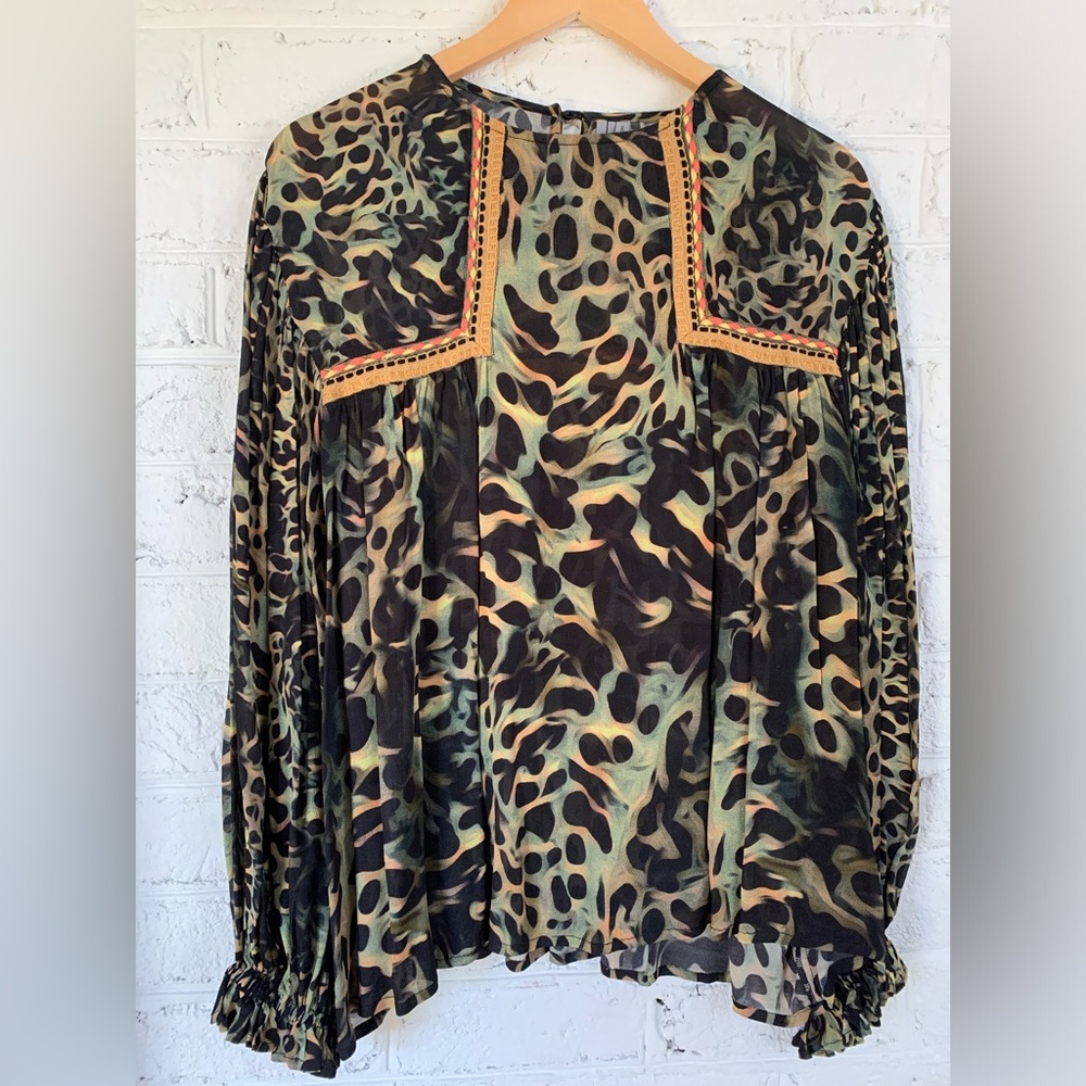 Anthropologie Miranda Peasant Blouse